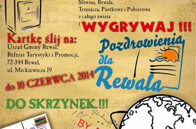 Pozdrowienia dla gminy Rewal Wyślij nam kartkę