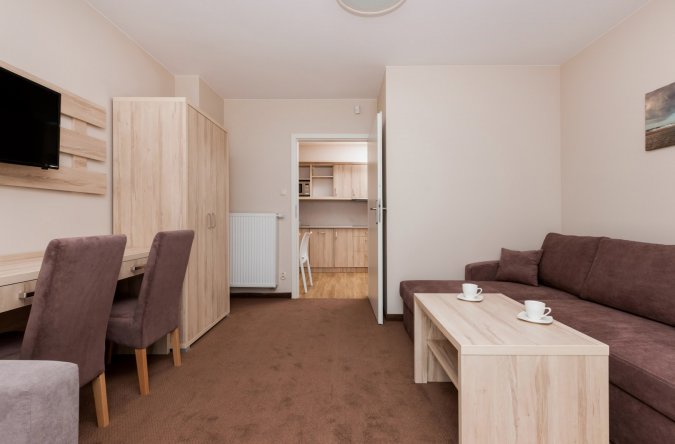 salon w apartamencie typu A 